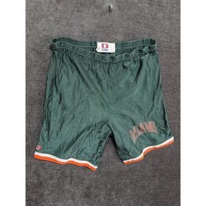 Vintage Dodger Miami Mesh Athletic Shorts Green Orange White Mens Large Retro